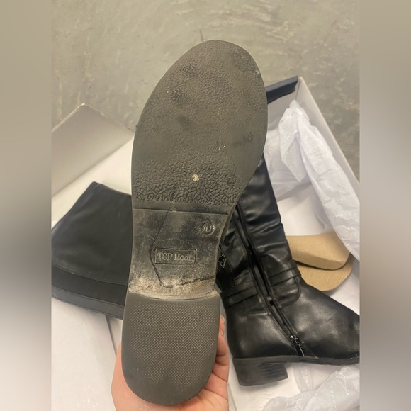 Top Mode knee high boots size 10 - Picture 2 of 3